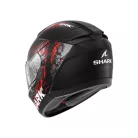 Shark bukósisak Ridill 2 - SPEED-VIB MAT - HE1115EKAR - Fekete/Sötétszürke/Piros