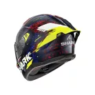 Shark Skwal CUP | SPEED-VIB bukósisak | Kék/Piros/Fluo sárga