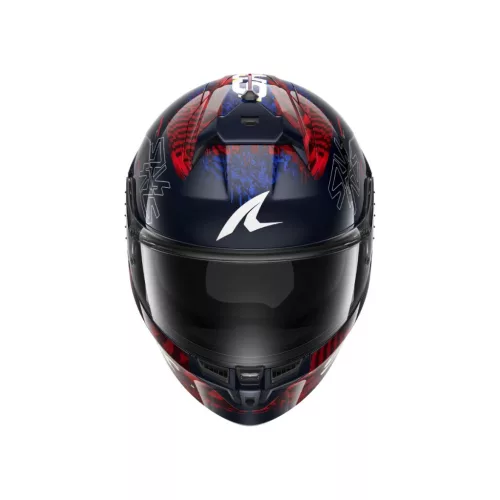 Shark Skwal CUP | SPEED-VIB bukósisak | Kék/Piros/Fluo sárga