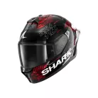 Shark Skwal CUP | SPEED-VIB bukósisak | Fekete/Piros/Ezüst