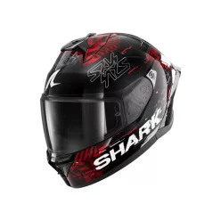 Shark Skwal CUP | SPEED-VIB bukósisak | Fekete/Piros/Ezüst