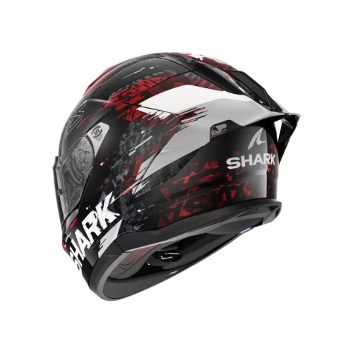 Shark Skwal CUP | SPEED-VIB bukósisak | Fekete/Piros/Ezüst