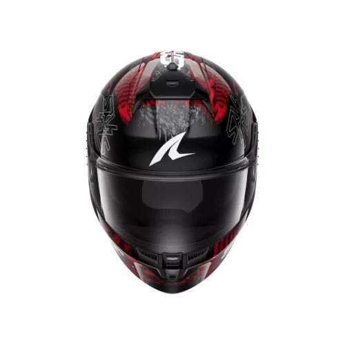 Shark Skwal CUP | SPEED-VIB bukósisak | Fekete/Piros/Ezüst