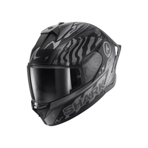 Shark Skwal CUP | SPEED-FANCY MATT bukósisak | Fekete/Sötétszürke/Ezüst