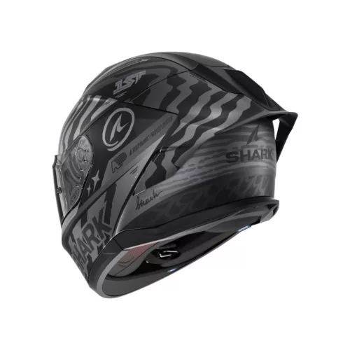 Shark Skwal CUP | SPEED-FANCY MATT bukósisak | Fekete/Sötétszürke/Ezüst