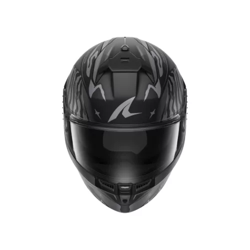 Shark Skwal CUP | SPEED-FANCY MATT bukósisak | Fekete/Sötétszürke/Ezüst