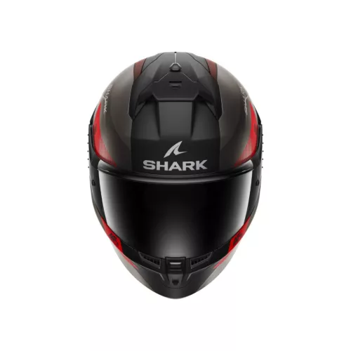 Shark Skwal CUP | MOTOGP MAT bukósisak | Matt fekete/sötétszürke/piros