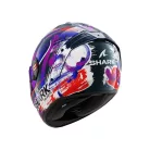 Shark bukósisak Spartan RS - CARBON ZARCO SIGNATURE - HE8154EDWV