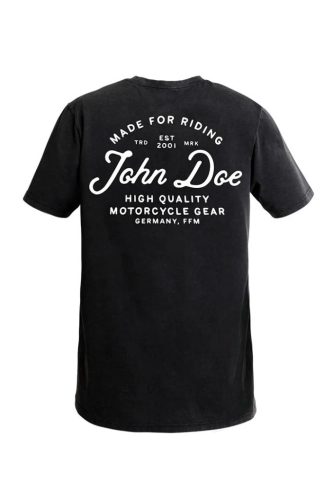 John Doe Lettering Férfi póló | Fekete