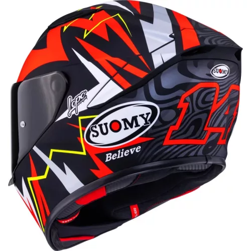 SUOMY Track-1 bukósisak | Sam Lowes Replica 2025 | piros