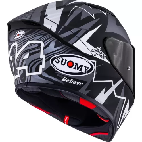 SUOMY Track-1 bukósisak | Sam Lowes Replica 2025 | szürke