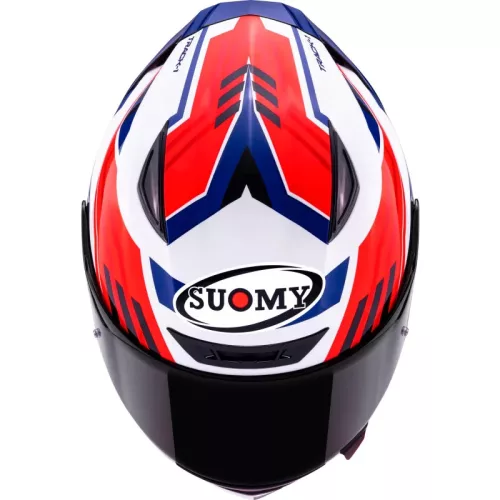 SUOMY Track-1 bukósisak | Framework | fehér-piros-kék