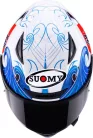 SUOMY Track-1 bukósisak | Waves | fehér-piros-kék