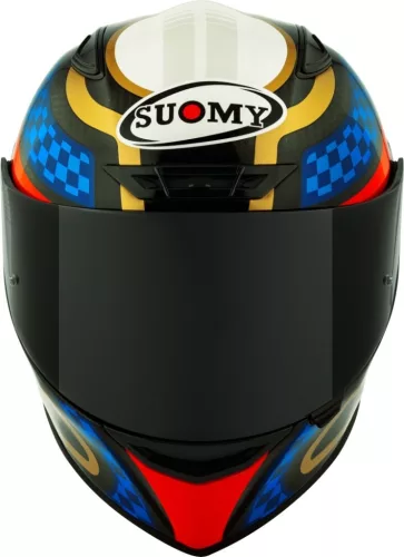 SUOMY TX PRO Emblem bukósisak | Carbon/blue/gold/red