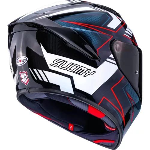 SUOMY TX PRO Flawless bukósisak | White/Black/Blue/Red