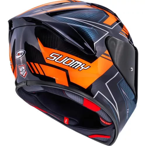 SUOMY TX PRO Flawless bukósisak | Black/Orange/Blue