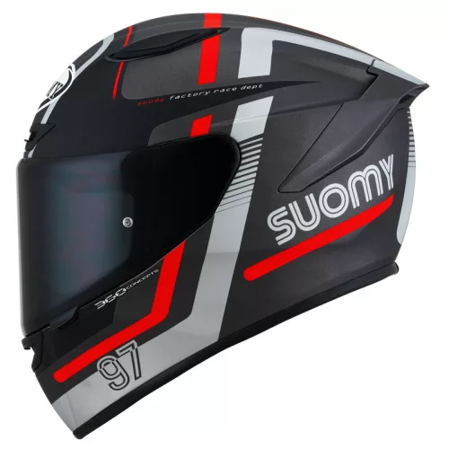 SUOMY Track-1 Ninety Seven bukósisak | fekete-piros
