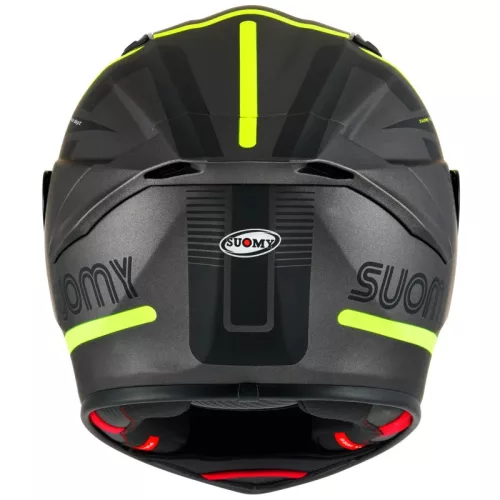 SUOMY Track-1 Ninety Seven matt bukósisak | fekete-szürke-neon