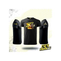 Pala55 Fire burnout póló | Fekete