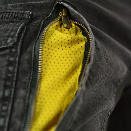 Trilobite férfi motoros farmer Acid Scrambler men DOUBLELAYER  / CE AAA black