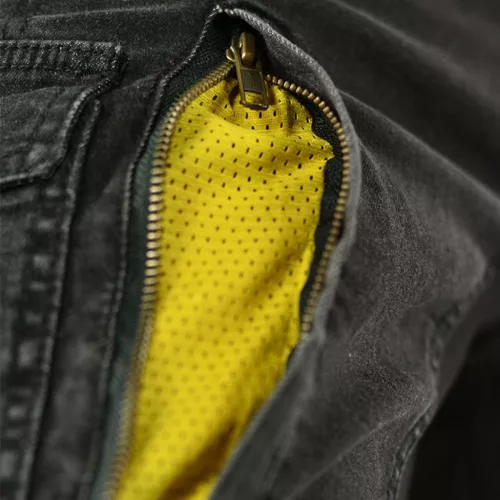 Trilobite férfi motoros farmer Acid Scrambler men DOUBLELAYER  / CE AAA black