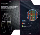 Trilobite férfi motoros farmer Acid Scrambler men DOUBLELAYER  / CE AAA black