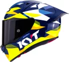 KYT R1R Diamond bukósisak | Blue/Yellow
