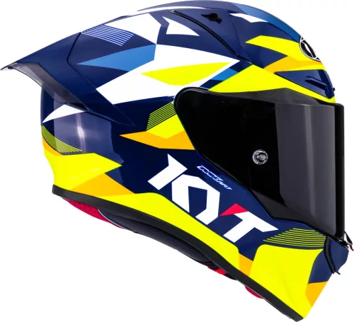 KYT R1R Diamond bukósisak | Blue/Yellow