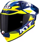 KYT R1R Diamond bukósisak | Blue/Yellow
