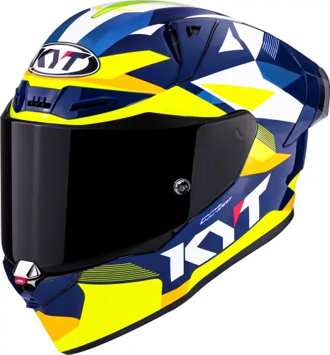 KYT R1R Diamond bukósisak | Blue/Yellow