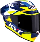 KYT R1R Diamond bukósisak | Blue/Yellow