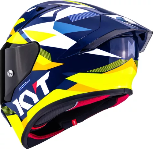 KYT R1R Diamond bukósisak | Blue/Yellow