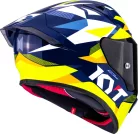 KYT R1R Diamond bukósisak | Blue/Yellow