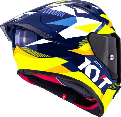 KYT R1R Diamond bukósisak | Blue/Yellow