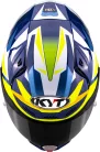 KYT R1R Diamond bukósisak | Blue/Yellow