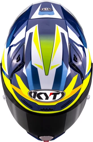 KYT R1R Diamond bukósisak | Blue/Yellow