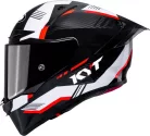 KYT R1R Carbon Zone bukósisak | carbon/red