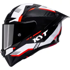 KYT R1R Carbon Zone bukósisak | carbon/red