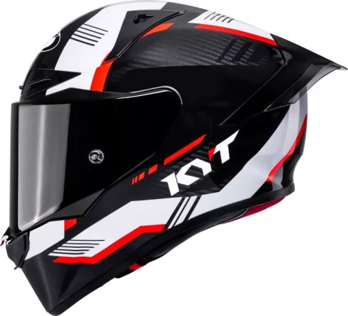 KYT R1R Carbon Zone bukósisak | carbon/red