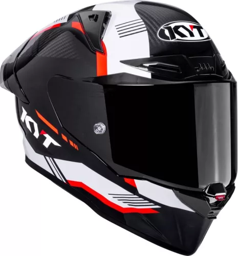 KYT R1R Carbon Zone bukósisak | carbon/red