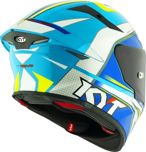 KYT TT-REVO GRAND PRIX WHITE/LIGHT BLUE bukósisak